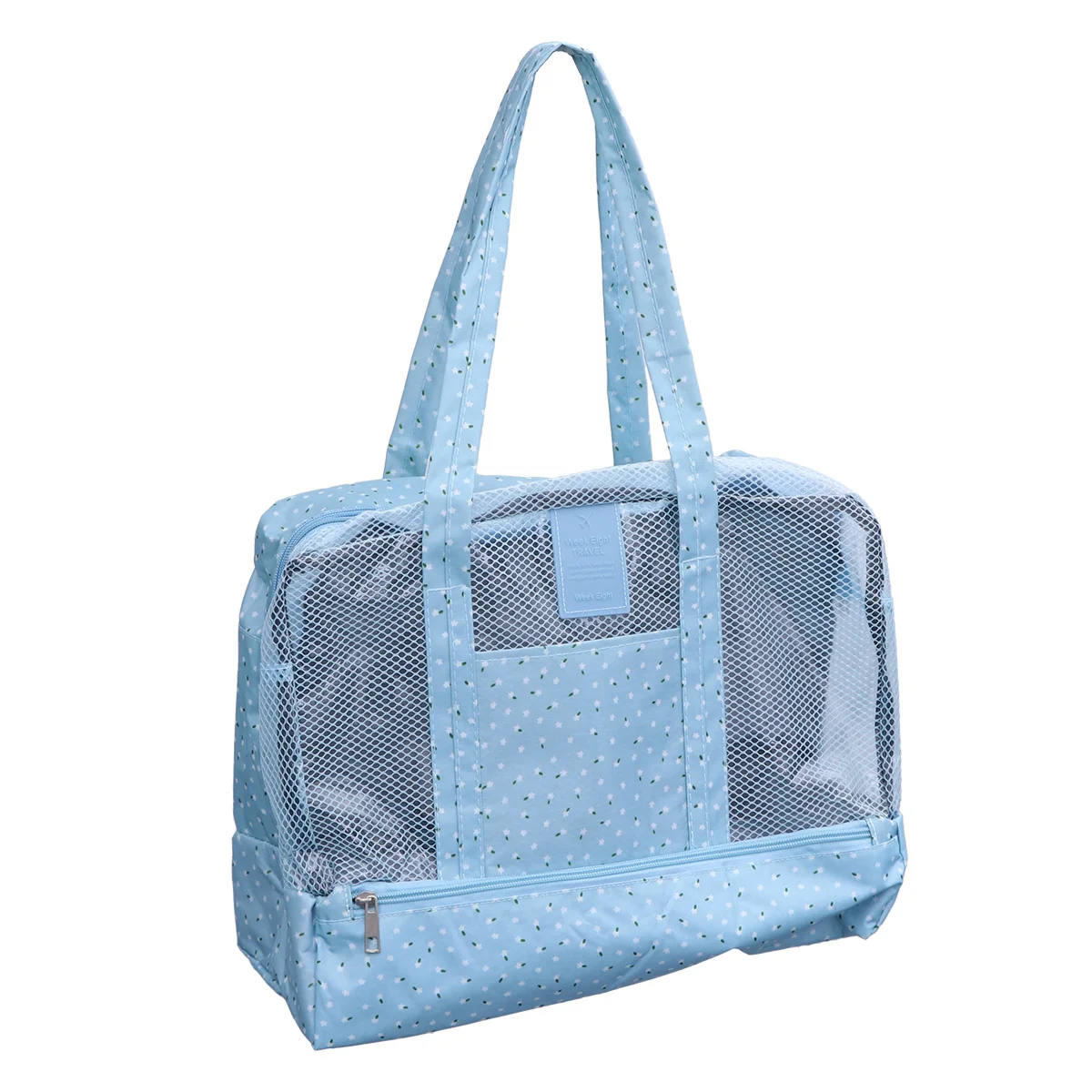 

Waterproof Tote Bag Multi-Function Sports Travel Bag with Moist Compartment for Wet Clothes Swimming Gear Hiking