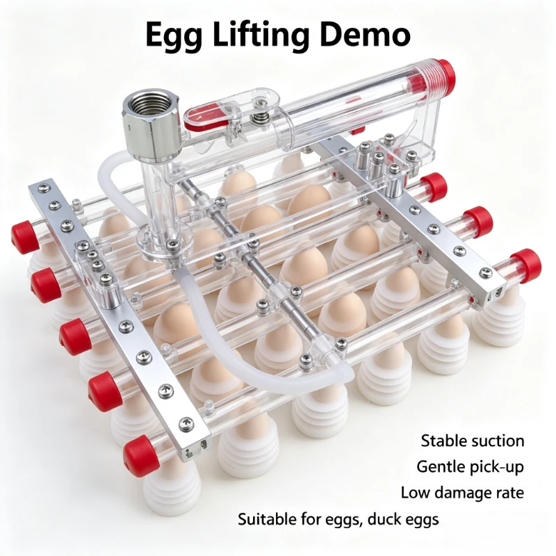 V30A Vacuum Egg Lifter 30 Eggs Suction Device Poultry Farm Automatic Egg Picker Handling Equipment