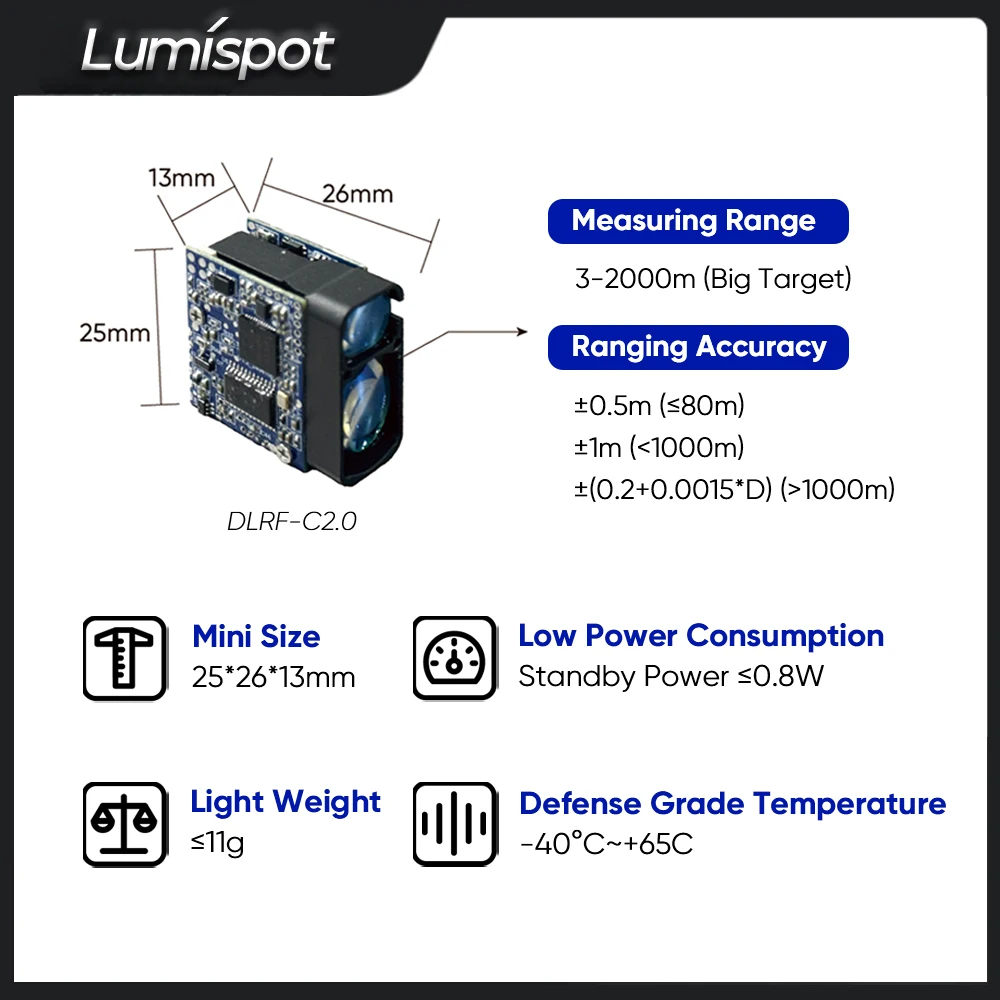 Lumispot Micro 905nm Professional Range Finder Module for Sale