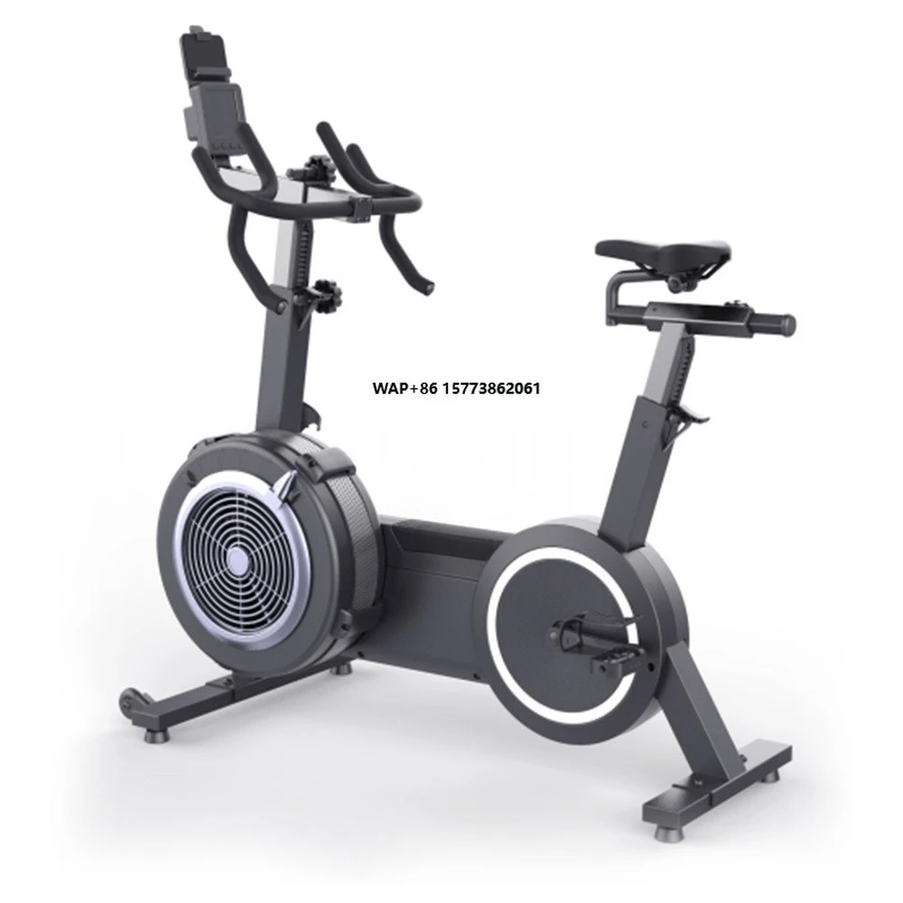 

Fitness Commercial Fan Exercise Bike Upright Air Bike Indoor Cycling Stationary Bicycle Fitness Equipment Air Assault Bike