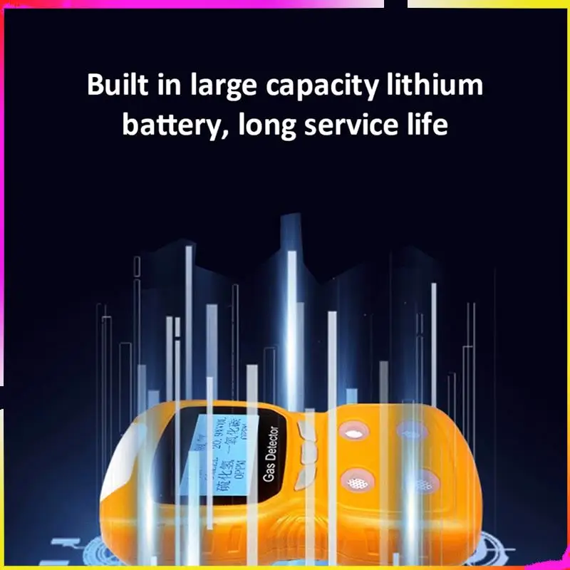 M04K Газовый цифровой детектор 4 в 1, портативный монитор CO, тестер сероводого газа, ЖК-дисплей со звуком + подсветкой, вилка европейского стандарта
