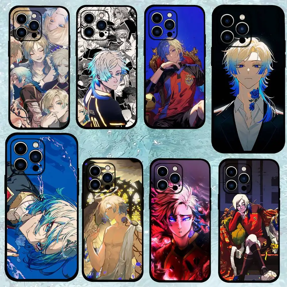 

M-Michael Kaisers Phone Case For IPhone 1716 15 14 13 Pro Max 11 12 Mini X Xs XR Black Silicone Cover