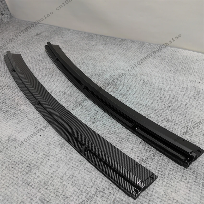 Gloss Black Front Bumper Lip Spoiler For Seat Leon MK3 MK3.5 2012-2019 ABS Spoiler Lip Diffuser Cover Tuning Custom Accessories