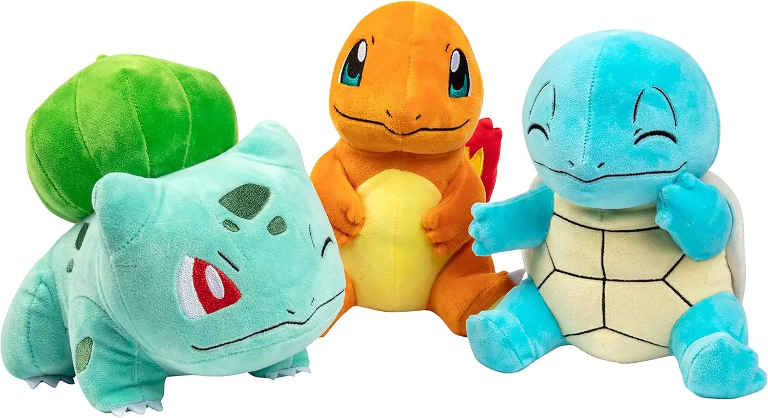 Plush Starter 3 Pack - Charmander, Squirtle & Bulbasaur 8