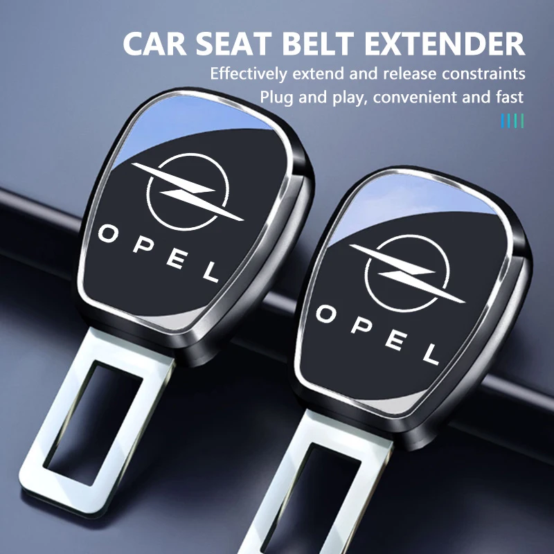 For Opel Car Seatbelt Buckle Seat Belt Connector Extender Auto Interior Accessories Insignia Corsa Zafira Meriva Mokka Astra H K