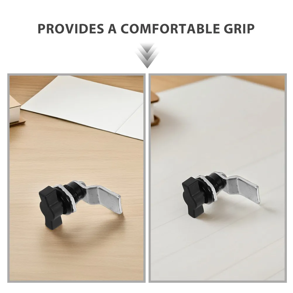 3Pcs Cam Lock Zinc Alloy T-Handle Lock for Equipment Box Toolbox Cabinet Doors Ergonomic Grip Weather Resistant Easy