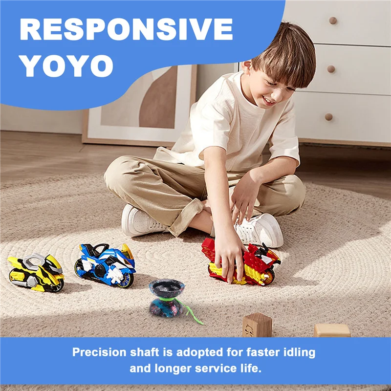 T1 BALDR Unresponsive Yoyo Competitive Yo-Yo,Alloy Yoyo For Beginners,Easy Practise Tricks,With Strings