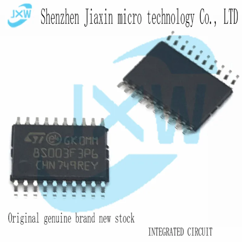 STM8S003F3P6TR TSSOP20 8-bit MCU/ chip 8KB Flash 16MHz CPU Integrated EEPROM STMICROELECTRONICS original brand new genuine stock