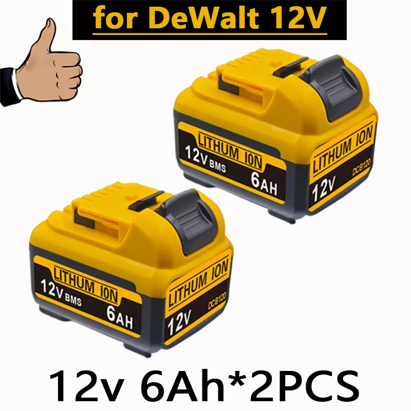 Voor DEWALT DW089LG 12V Laser Level batterij. Voor Dewalt 12V batterij DCB120 DCB124 DCD701F2 Elektrisch gereedschap/Laser Level