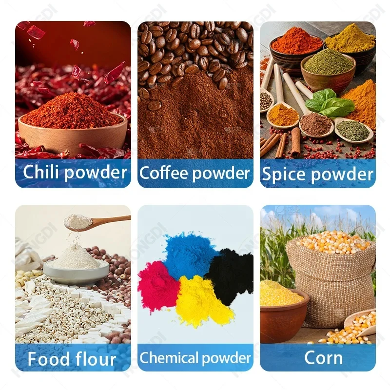 400Kg Food Pastry Lotus Root Powder Grinding Tooth Claw Crusher With Dust Collection Device
