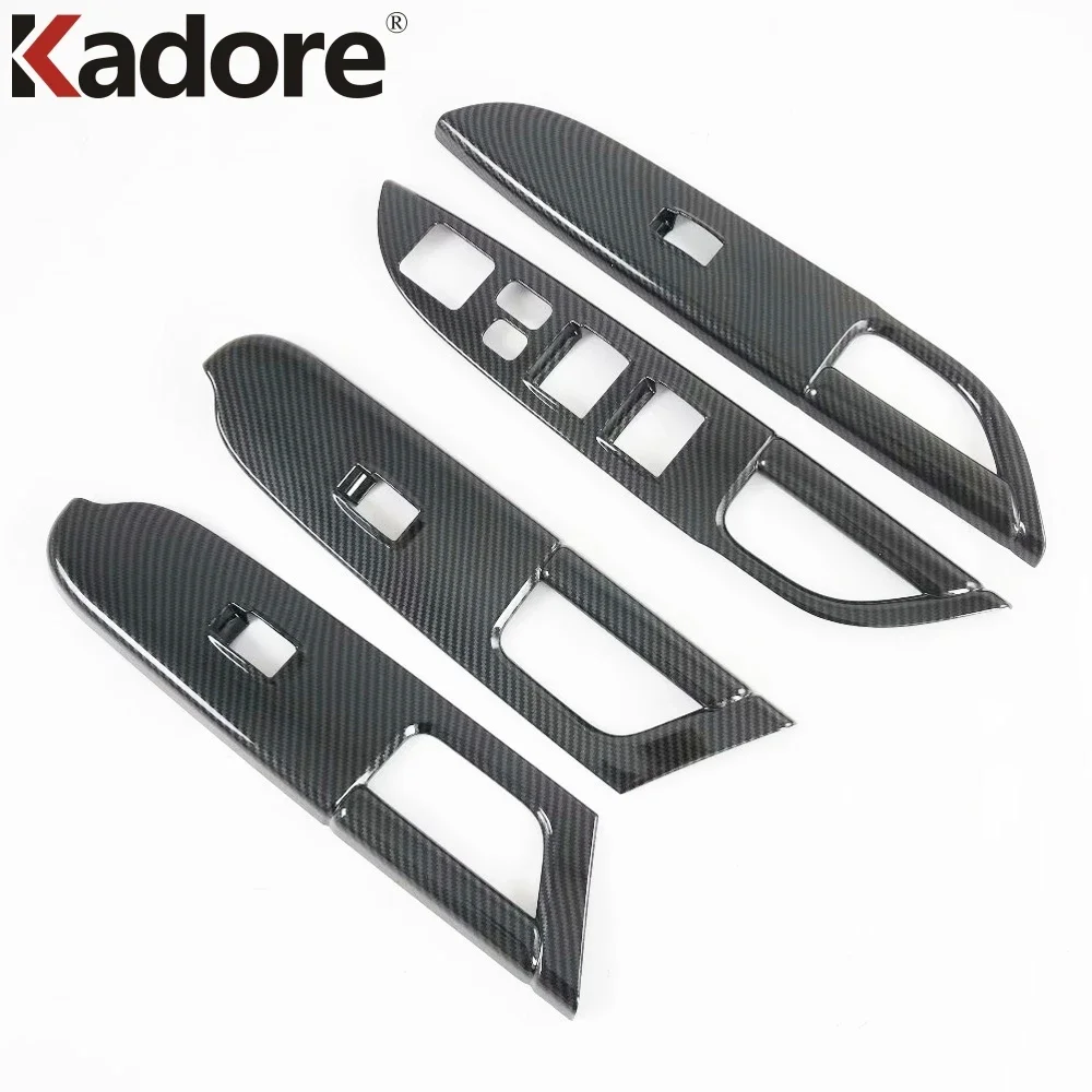 For Mitsubishi ASX RVR Outlander Sport 2013-2021 2022 2023 Interior Door Armrest Panel Window Lift Button Cover Trim Styling