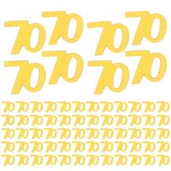 1200pcs 70  Golden Number Sequins Confetti Party Supplies for Table Decoration  Celebration Birthday Anniversary DIY Crafts