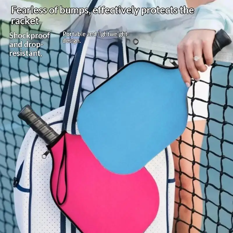 Neoprene Pickleball Racket Sleeve Waterproof Paddle Cover Protector Bag