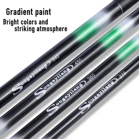 Sougayilang Karpfiskespö 2,7/3,6/4,5/5,4 M Bärbart Ultralätt Teleskopfiskespö Max Motstånd 5 kg Fiskeverktyg 6 best sales fiskespö karp - №1