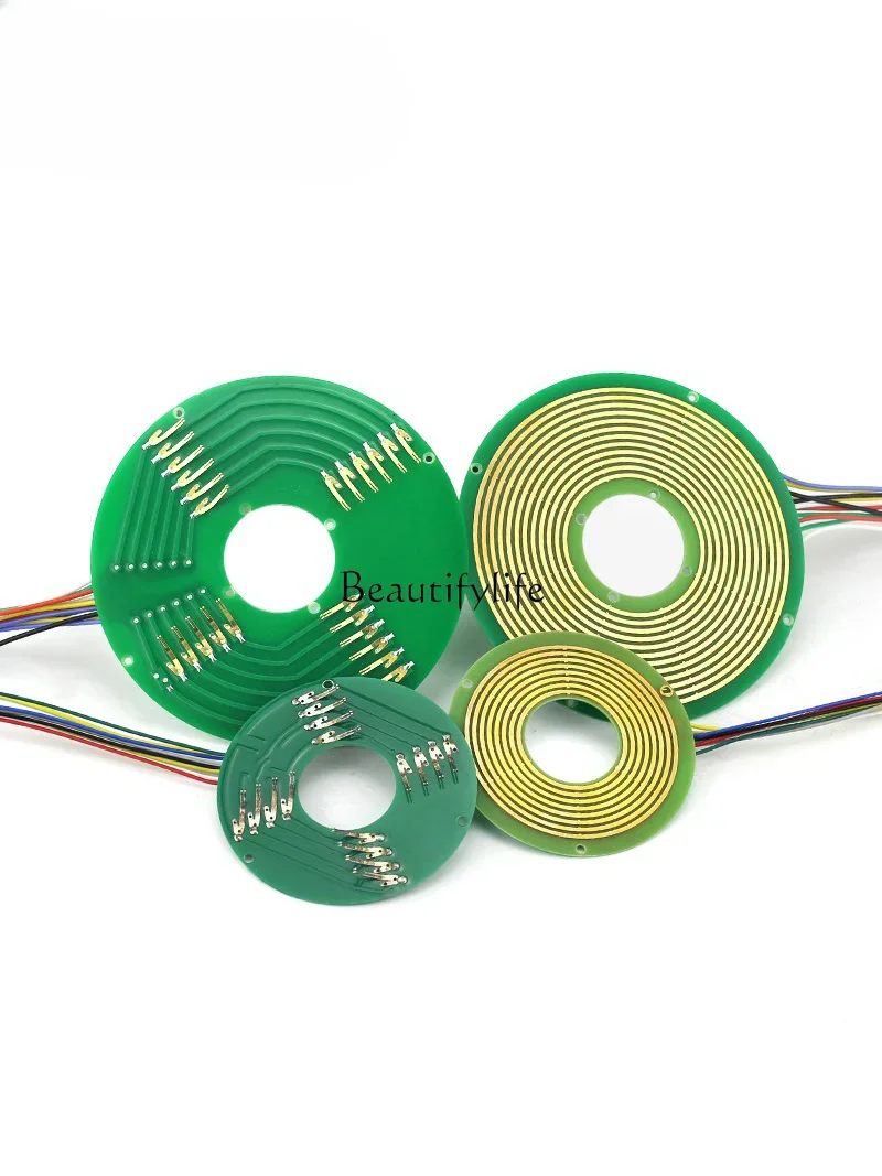 Disc Sliding Bracelet PCB Conductive Sliding Bracelet Inner Hole 12-50mm Separated Ultra-Thin Slip Ring