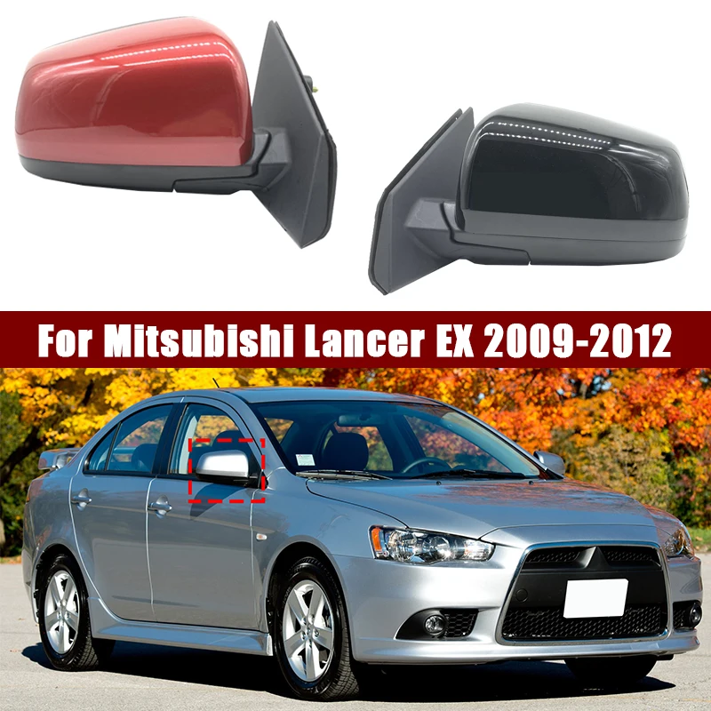

Car Rearview Mirror For Mitsubishi Lancer EX 2009 2010 2011 2012 Auto Side Rear View Mirror Assembly 3/5 PIN Car Accessories
