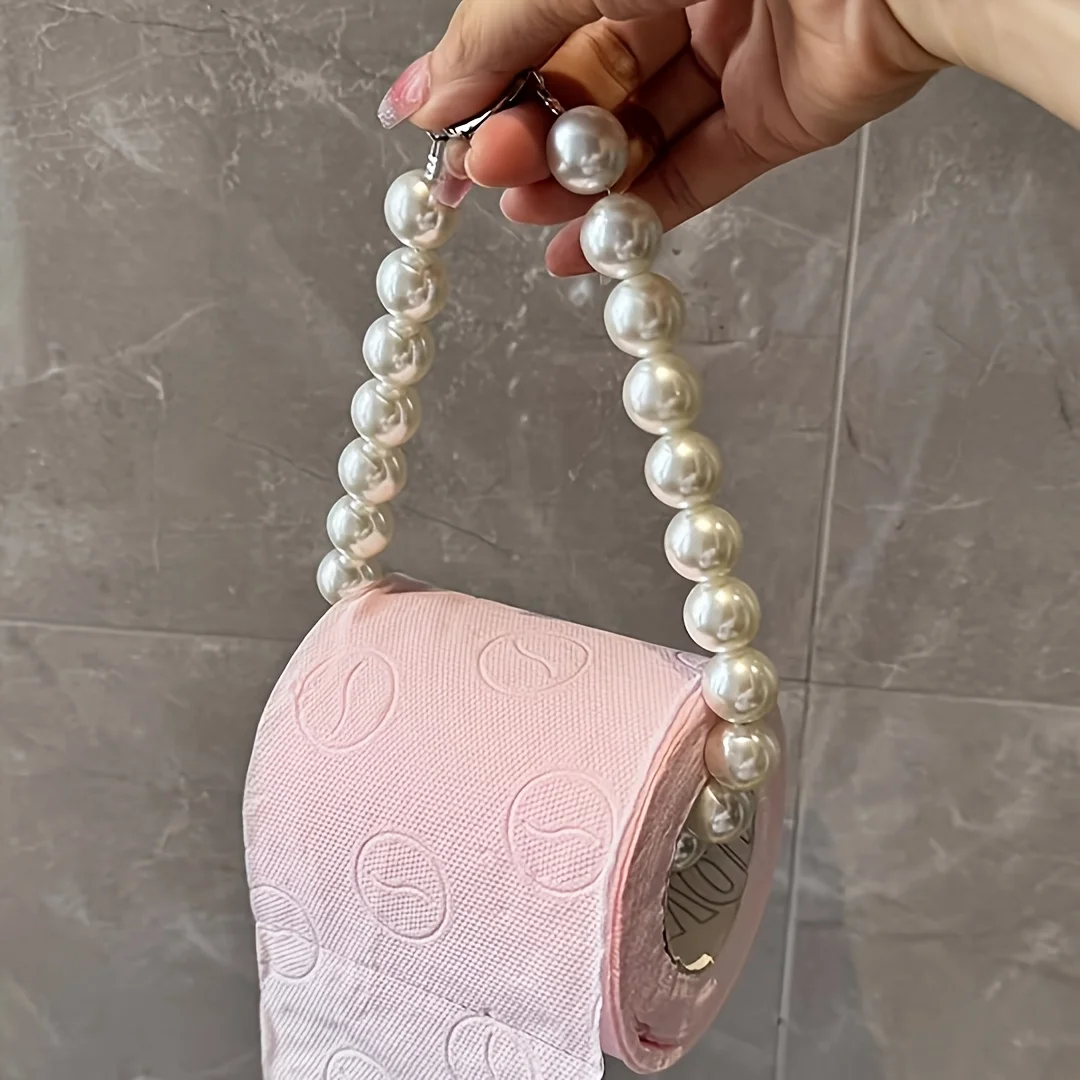 حامل مناديل ورق تواليت مثبت على الحائط - تركيب خالٍ من الأظافر، حامل ورق تواليت بلاستيكي متين