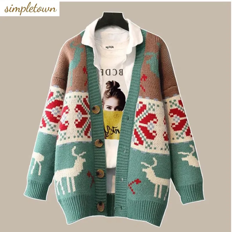 

Knitted Cardigan Women's Early Autumn 2024 New Korean Version Loose and Versatile Jacquard Sweater Jacket Thick Style