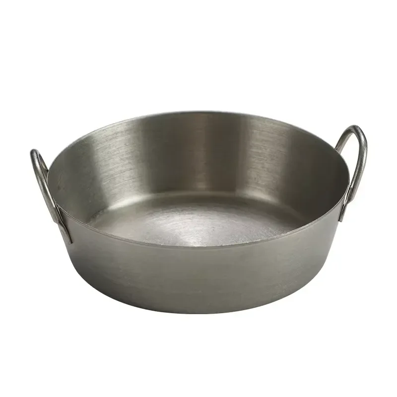 Retro Seasoning Plate Imitation Old Hot Pot Sauce Bowl Snack Bowl Japanese Binaural Cold Vegetable Plate Kimchi Bowl