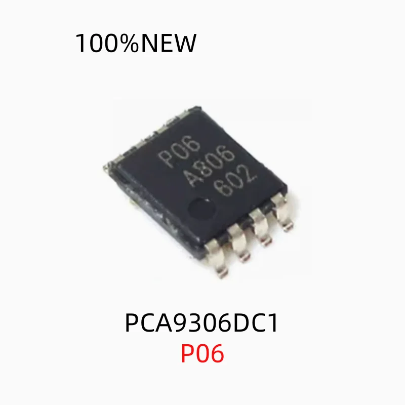 (10Pcs) 100% New Pca9306Dc1 Pca9306Dc1Z P06 Vssop-8 Bidirectional Level Shifter Chip Ic