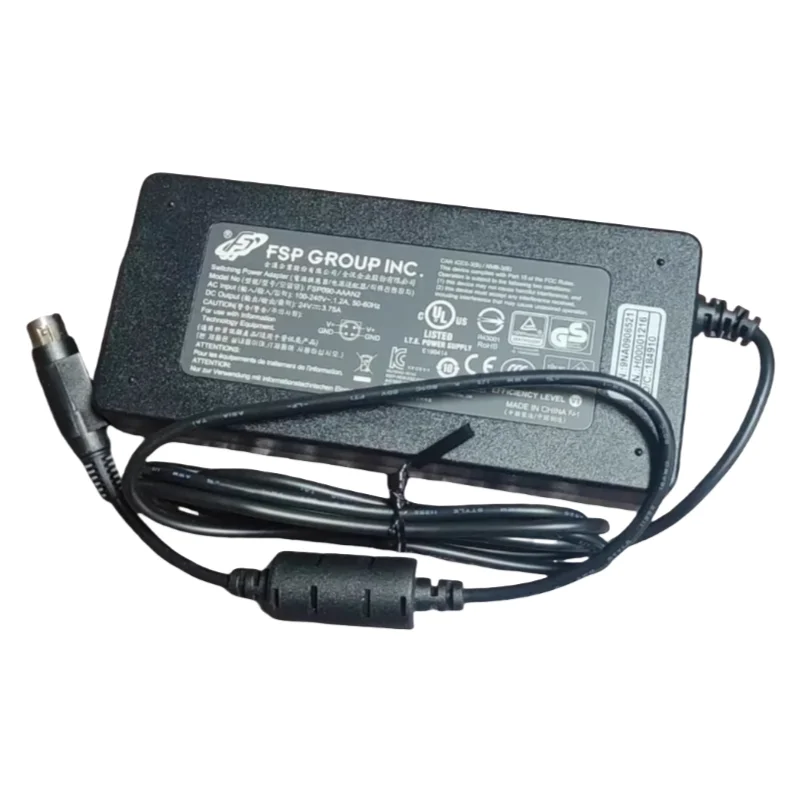 

FSP090-AAAN2 FSP090-AAAN3 Импульсный адаптер питания 24 В 3,75 А 90 Вт Зарядное устройство для FSP H00000588 Блок питания 4-контактный (Din) штекер