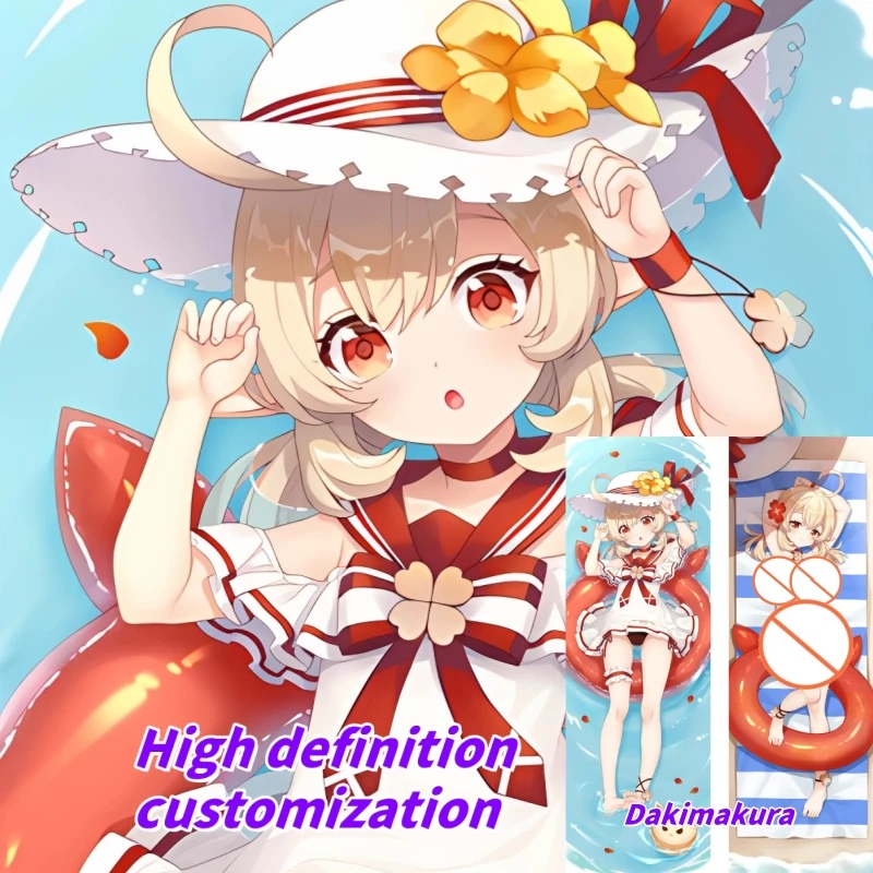 

Dakimakura Anime Pillow Case Genshin Impact Klee Double-sided Print Of Life-size Body Pillowcase Gifts