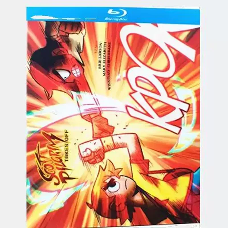 

BD Blu-ray European and American Anime Drama Crooked Boy Scott Full Fire Volumes 1-8 Complete Collection 2 Discs English