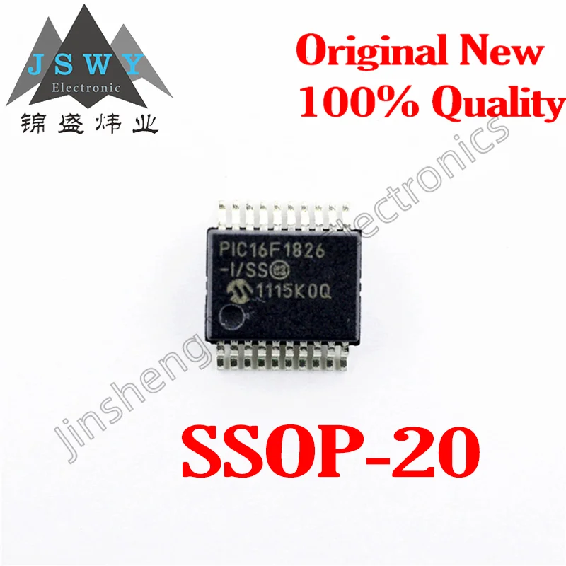 

(2/10pcs) PIC16F1826-I/SS SOP-20 PIC16F1826/8-bit High-performance Microcontroller/New Original Stock Electronics