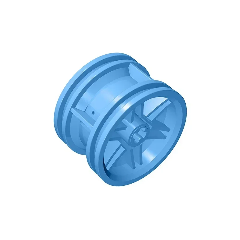 Gobricks Building Blocks GDS-1231 Koło 30,4 mm gł. x 20 mm bez otworów na kołki i wzmocnione obręcze kompatybilne z zabawkami lego 56145