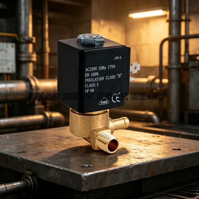 JYZ-5 2/2 Way AC 230V 50Hz G1/8 Normally Closed Solenoid Valve N/C for Gas Stream Generator