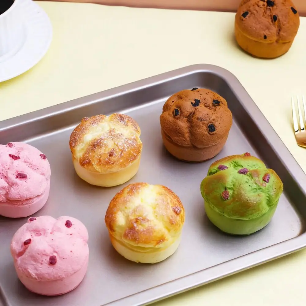 Creative Hand Relax Simulation Bread Squeeze Slow Rebound Food Shape Bread Squeeze Pinch PU Sensory Fidget Birthday Gift