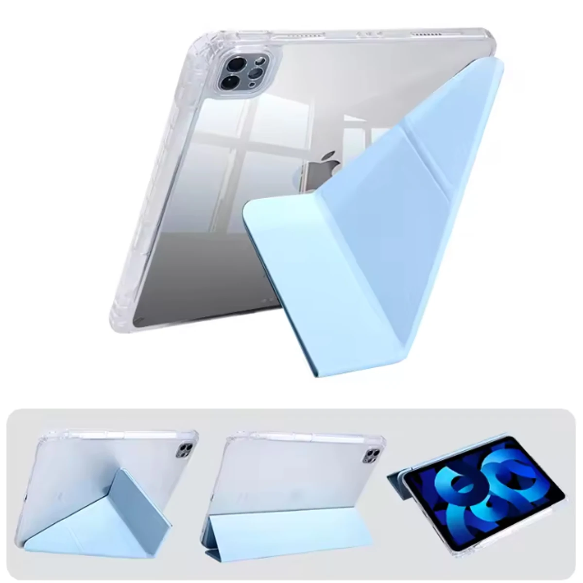 

For iPad Air Case 2025 iPad 11th Gen 11 Air4 Air6 Air5 Air7 10.9 in 10.2 iPad Pro 11 13 Inch Case with Pencil Holder M2 M3 A16