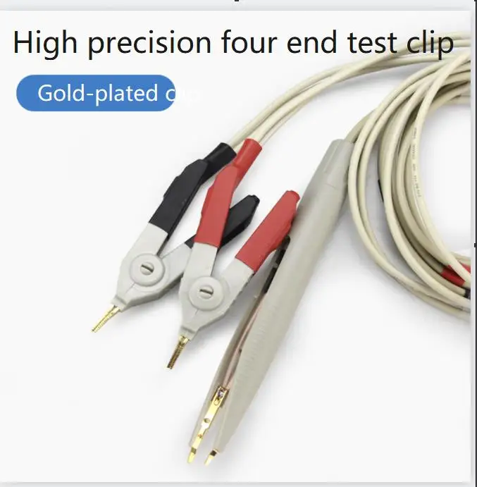 Handheld LCR Test Clip Universal Digital Bridge Kelvin Test Line SMD Chip Component Test Pen Short Circuit