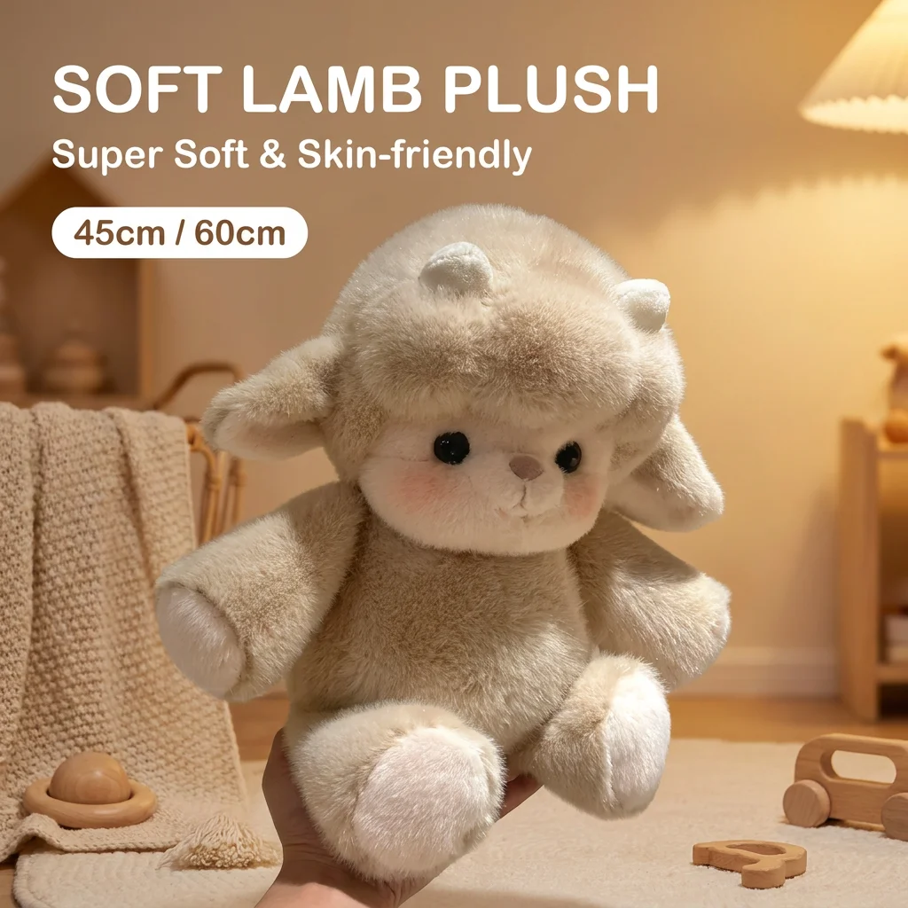 

Running Panda Little Lamb Doll Cute Plush Toy Soothing And Sleeping Pillow Giving Good Friends Holiday Surprise Gifts