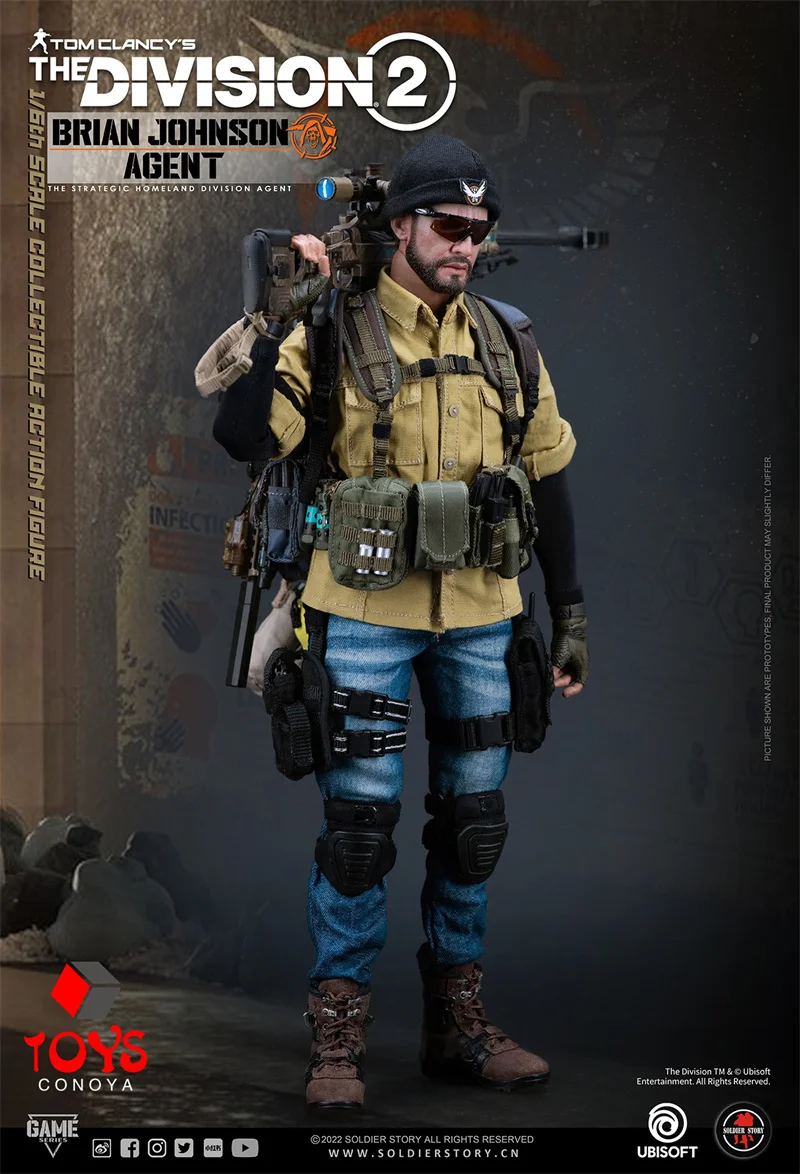 SOLDIER STORY SSG-005 SSG-006 1/6 Agent Brian Johnson Action Figure 12-inch Male Soldier Figurine Full Set Collectible Model