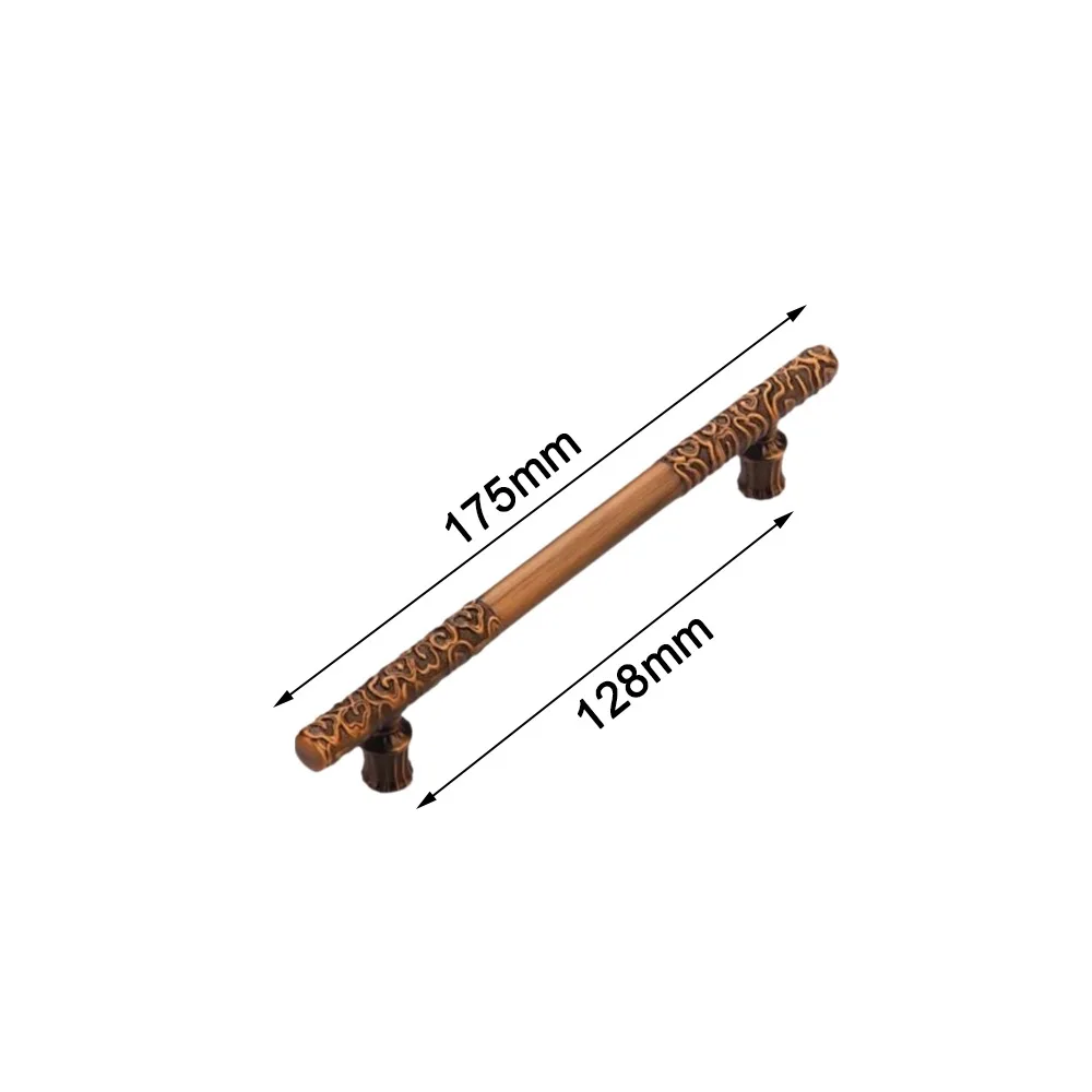 Zinc Alloy Cabinet Door Handle Light Luxurious Solid Antique Kitchen Cupboard Pull High-end Modern Simple Cabinet Hardware