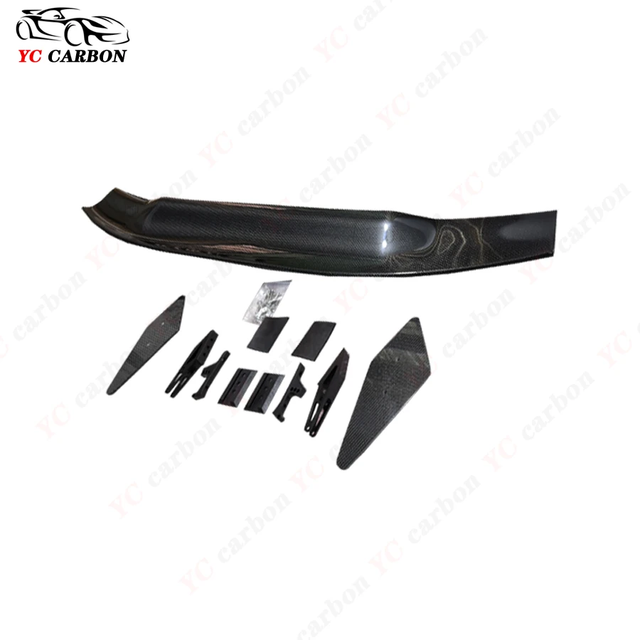 For Ford Mustang GT 2015-2022 APR Style Carbon Fiber Spoiler Rear Wing  Auto Racing Car Styling Tail Lip Wing Car Trunk Diverter