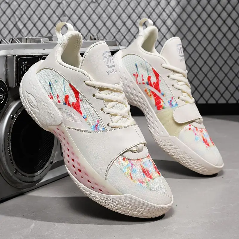 

Professional Basketball Shoes Man Wearable port Trainers For Men Breathable High Top Shoe Men Non-Slip Outdoor Sport Shoe Men