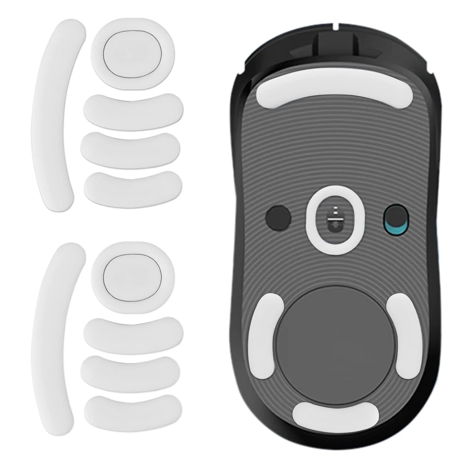 

2Pack G Pro Wireless Mouse Skates Wear-Resistant Smooth Mice Glass Skates Pad Suitable for with Logitech Gaming Mouse