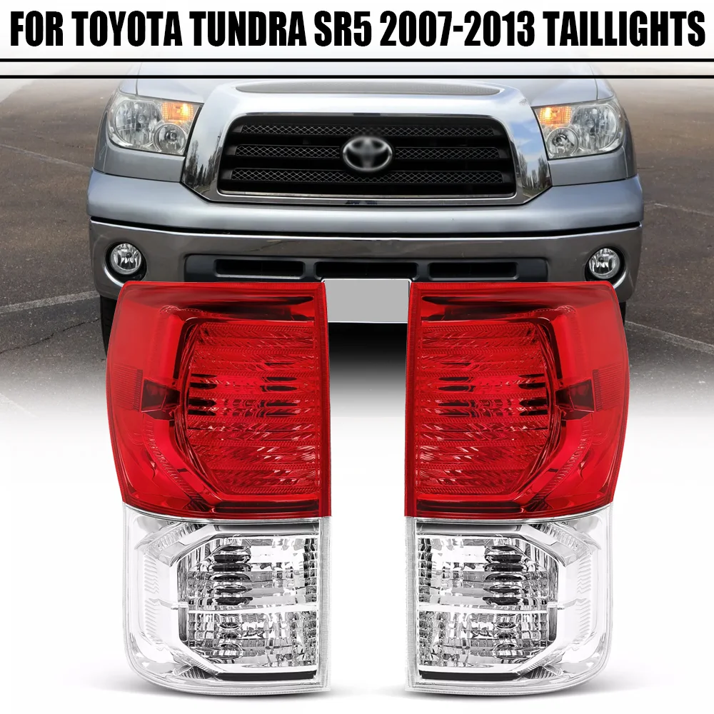 Tail Light Assembly for Toyota Tundra 2010-2013 Rear Brake Lamp Direct Replacement
