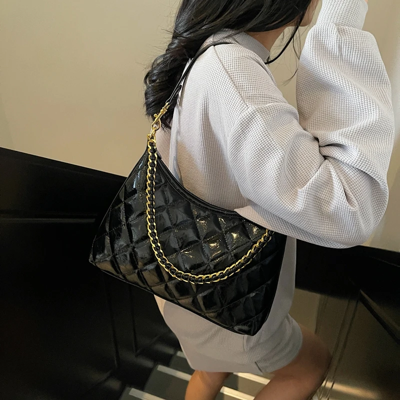 

Классическая женская кожаная сумка Роскошная сумка через плечо Высококачественная сумка через плечо Элегантная винтажная дизайнерская сумка