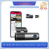 LINGDU LD06 Dash Cam Front and Rear 5K Dash Camera for Cars Night Vision Voice Control Built-in GPS 5G WiFi 24H Parking Monitor