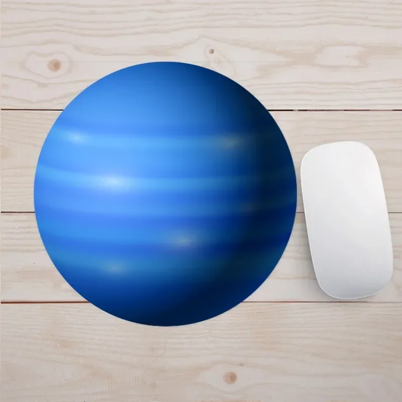 Style and fashionable planetary mouse pad, round computer mouse pad, gaming mouse pad PC laptop desktop