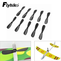 10pcs/lot 46mm Propellers Aircraft Model Accessories Blade for 614 / 715 Motor for Hand Throwing Capacitance Aircraft toys