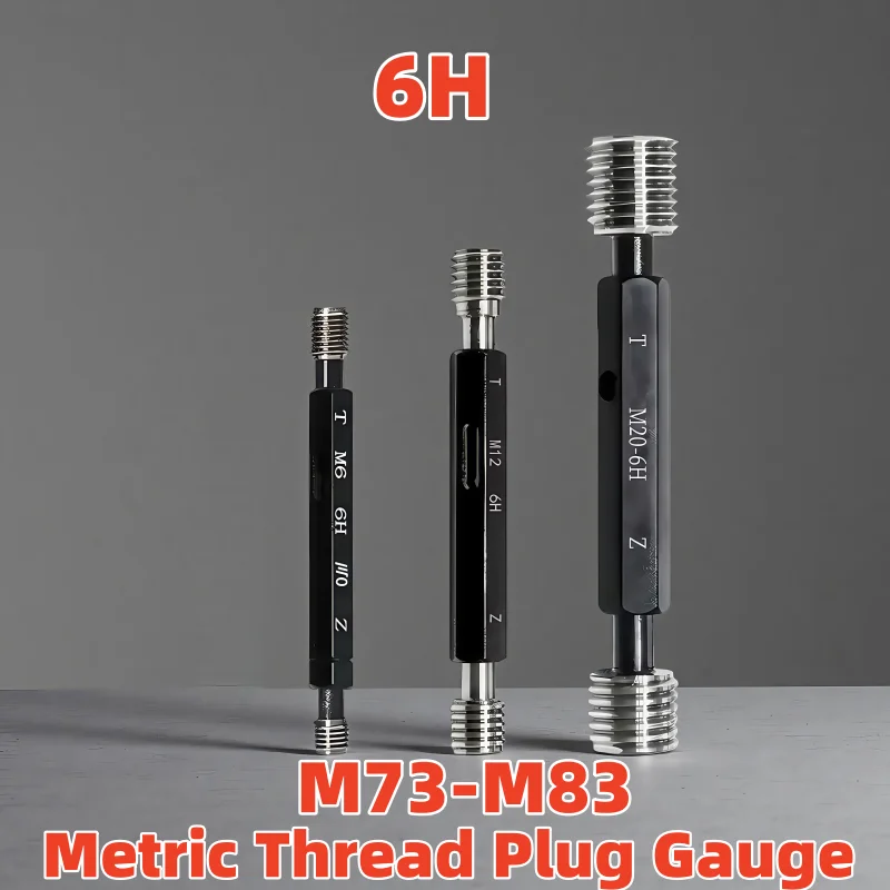 

1PCS M73-M85 Steel Mer-cury Gage Metric Standard Thread Plug Gauge High Quality wholesale 6H M48M52M56M60M64M68M72M76M80-M100