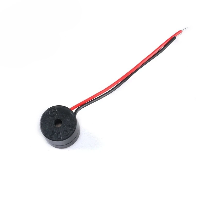 10pcs/2pcs Electromagnetic Active Buzzer 12V 12*9.5MM Speaker Aarm Loudspeaker Speaker With Cable