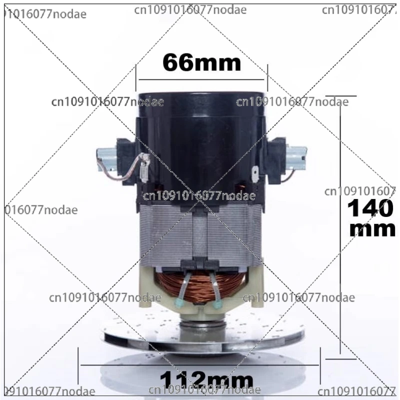 

Для D-807 D-805 D-806 Сменный утолщенный двигатель с угольной щеткой и двойной изоляцией, двигатель пылесоса 1200 Вт
