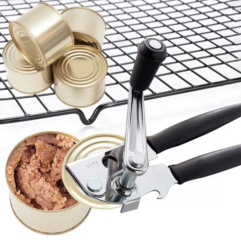 

Heavy Duty Manual Can Opener Stainless Steel for Large Cans Commercial Use Restaurant Bar Catering Supply