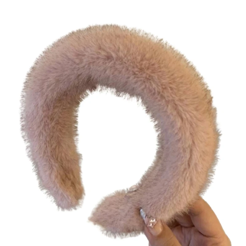 652f Sweet Girls Headsds Woman Wash Face Plush Heards Wide Rid