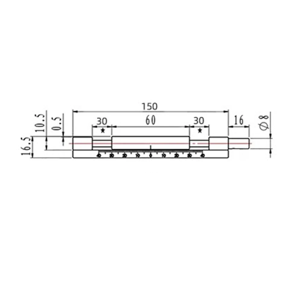 60mm Aluminum Alloy Linear Slide Table 304 Stainless Steel Lead Screw X-Axis Manual Linear Translation Stage 60x60mm Travel